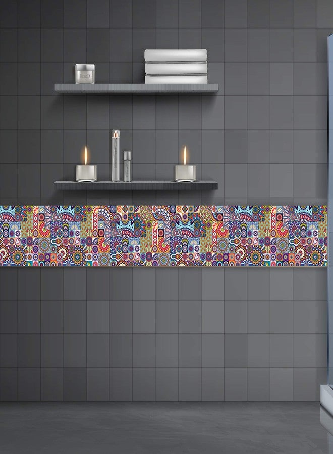 Decor Production Vinyl Wall/Floor Sticker (6 in x 48 in, Multicolour) - Image 3
